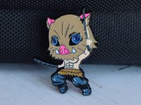 ПИН-0013-2 Значок Иноске Хашибира Клинок, рассекающий демонов фигурный c застежкой-пином