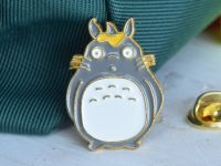 ПИН-0014-2 Значок Тоторо Totoro фигурный застежкой-пином
