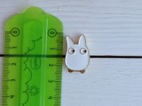 ПИН-0014-3 Значок Тоторо Totoro фигурный застежкой-пином