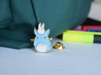 Значок Тоторо Totoro фігурний з застібкою-піном ПИН-0014-4