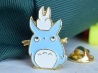 Значок Тоторо Totoro фігурний з застібкою-піном ПИН-0014-4