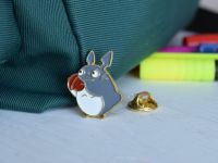 ПИН-0014-6 Значок Тоторо Totoro фигурный застежкой-пином