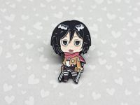 Значок Мікаса Атака Титанів Attack on Titan фігурний з застібкою-піном ПІН-0020-02