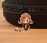 Значок Danganronpa Данганронпа Чіакі фігурний з застібкою-піном ПИН-0015-01