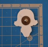 Значок Danganronpa Данганронпа Чіакі фігурний з застібкою-піном ПИН-0015-01