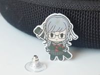 ПИН-0015-04 Значок Danganronpa Данганронпа Пеко, фигурный застежкой-пином