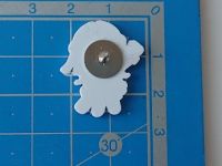 ПИН-0015-04 Значок Danganronpa Данганронпа Пеко, фигурный застежкой-пином