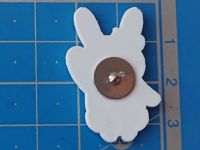 ПИН-0015-05 Значок Danganronpa Данганронпа Усами, фигурный застежкой-пином