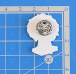 Значок Bungou Stray Dogs Акутагава, фігурний з застібкою-піном ПИН-0004-09