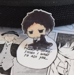 Значок Bungou Stray Dogs Акутагава, фігурний з застібкою-піном ПИН-0004-09