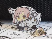 Значок Bungou Stray Dogs Ацуші фігурний з застібкою-піном ПИН-0004-10