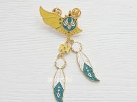 Значок Genhsin Impact Геншин Імпакт Око бога Венті фігурний з застібкою-піном ПИН-0012-11