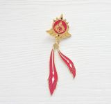 Значок Genhsin Impact Геншин Імпакт Око бога Ембер фігурний з застібкою-піном ПИН-0012-12