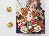 Значок Genhsin Impact Геншин Імпакт Горо фігурний з застібкою-піном ПИН-0012-16