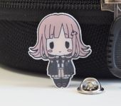 Значок Danganronpa Данганронпа Чіакі фігурний з застібкою-піном ПИН-0015-01