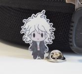 Значок Danganronpa Данганронпа Нагіто фігурний з застібкою-піном ПИН-0015-02