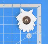 ПИН-0015-03 Значок Danganronpa Данганронпа Ибуки Миода, фигурный застежкой-пином