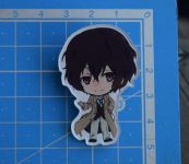 БУЛ-0004-2 Значок акриловый фигурный Bungou Stray Dogs 