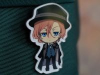 Значок акриловий фігурний Bungou Stray Dogs БУЛ-0004-3