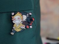 БУЛ-00013-1 Значок Клинок, рассекающий демонов акриловый фигурный Demon Slayer