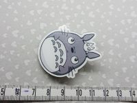 БУЛ-0014-02 Значок акриловый фигурный Totoro тоторо серый