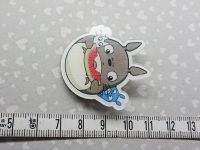 БУЛ-0014-02 Значок акриловый фигурный Totoro тоторо с арбузиком