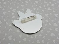 БУЛ-0014-02 Значок акриловый фигурный Totoro тоторо с арбузиком