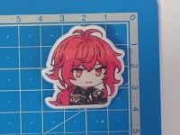 Значок акриловий фігурний Геншин Імпакт Ділюк Genshin Impact БУЛ-0019-7