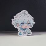 Значок акриловий фігурний Геншин Імпакт Чун Юнь Genshin Impact БУЛ-0019-11