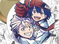 Значок Нежить и Неудача Энди и Фууко Undead Unluck 004193