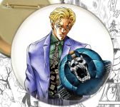 Значок Неймовірні пригоди ДжоДжо Йошикаге Кіра Jojo's Bizarre Adventure 000015
