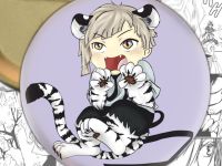 круглый значок Ацуши Bungo Stray Dogs 000056 