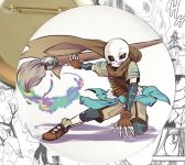 Значок Санс Андертейл Sans Undertale 000106