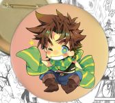 Значок Неймовірні пригоди ДжоДжо Jojo's Bizarre Adventure Джозеф Джостар 000159