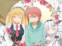 Значок Kobayashi-san Chi no Maid Dragon 000289