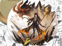 Значок Чжун Лі Геншин Імпакт Genshin Impact 004221