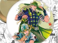 Значок Джайро Цеппелі та Джонні Джостар ДжоДжо Jojo's Bizarre Adventure 004278