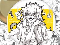 Значок Шарлотта Hello Charlotte Привіт Шарлотта 004281