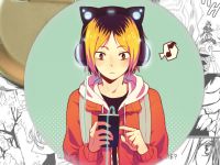Значок Кенма Волейбол!! Haikuyy!! 004332