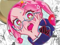 Значок Мізі Alien Stage 004399 круглий