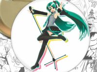 Значок Міку Хацуне Hatsune Miku 000444
