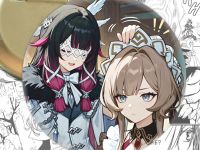 Значок Коломбіна та Сандроне Геншин Імпакт Genshin Impact 004450 