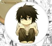 Значок L Death Note Тетрадь смерти 000459