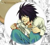 Значок Тетрадь смерти L Death Note 000460