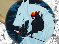 Значок аниме Mononoke-hime Принцесса Мононоке 001011