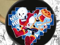 круглый значок Undertale Андертейл 001022 