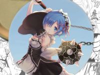 Круглый значок аниме  Re:Zero Жизнь с нуля в альтернативном мире 001118 