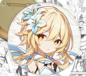 Значок Геншин Импакт Путешественница Genshin Impact 001214