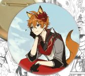 Значок Тарталья Геншин Импакт Genshin Impact 001309