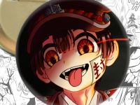 Значок Toilet-bound Hanako-kun Ханако 001459 Круглий